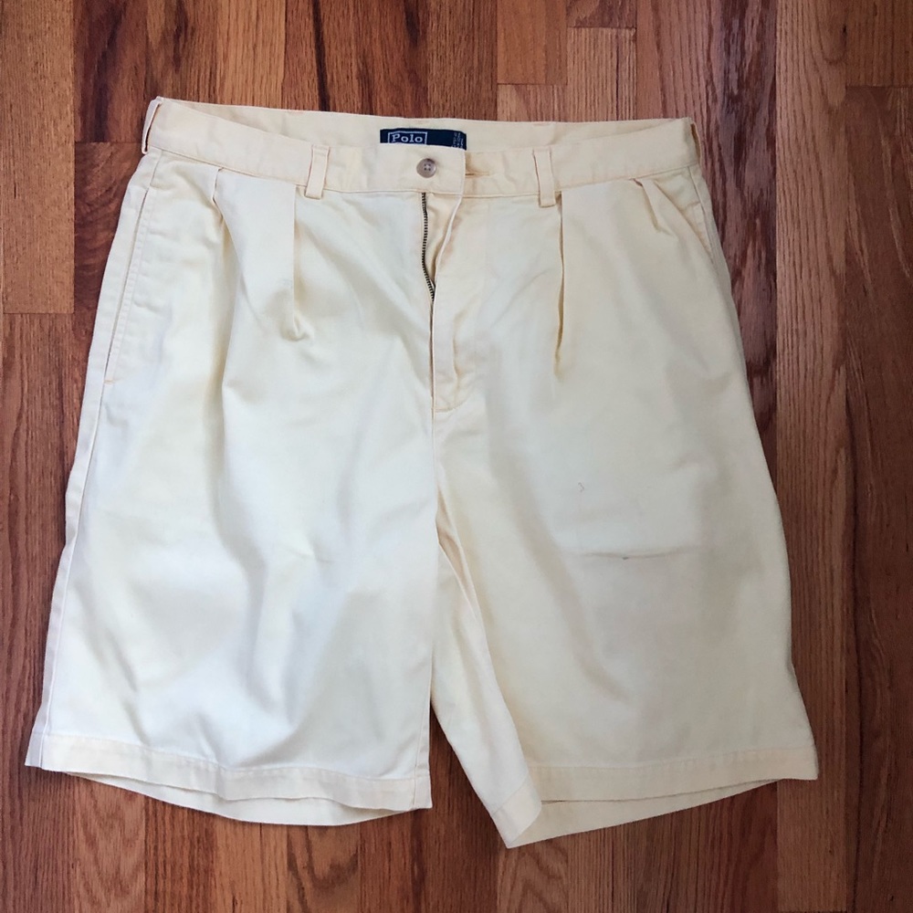 Yellow Polo shorts